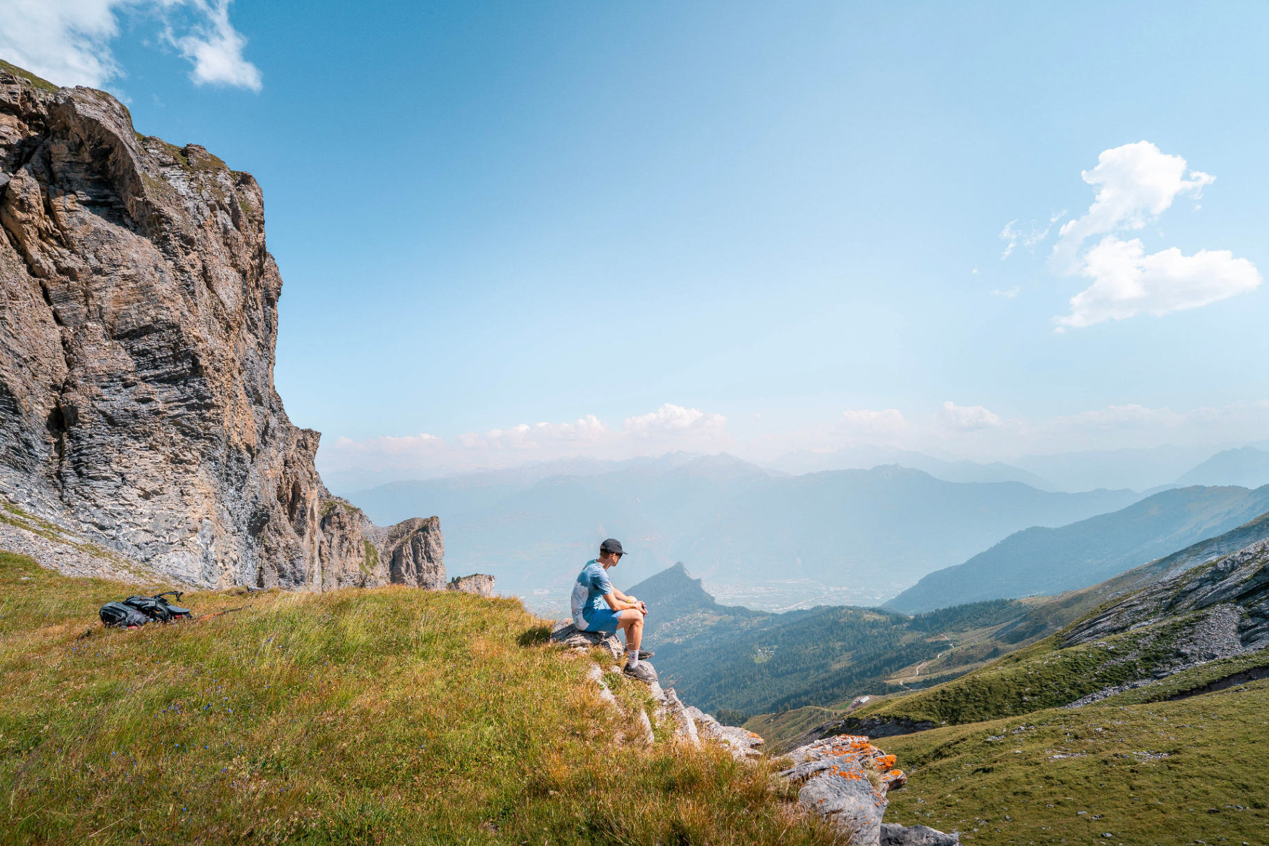 Vue sur les montagnes