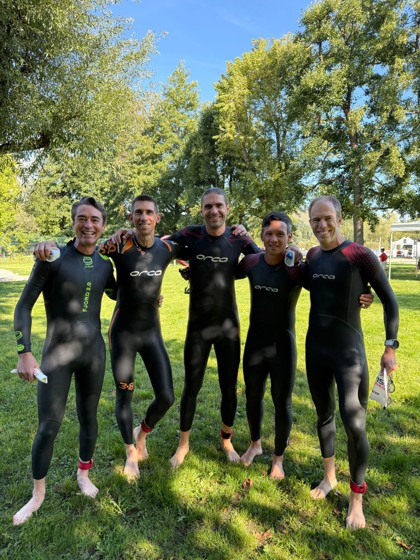 Groupe Wild Motion après une activité outdoor